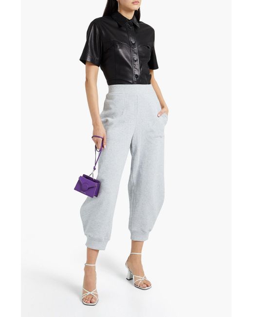 French Cotton-terry Track Pants 