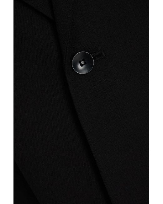 Tibi Black Wool-twill Blazer