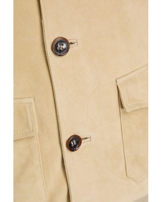 Slowear Natural Suede Jacket for men