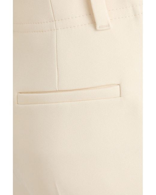 Nanushka Natural Loren Crepe Straight-Leg Pants