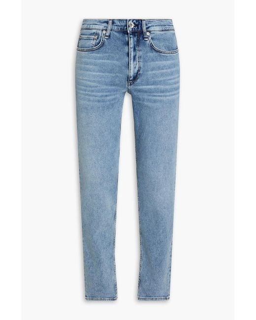 Rag & Bone Blue Fit 2 Slim-fit Faded Denim Jeans for men