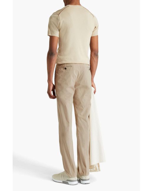 Dunhill Chinohose aus popeline aus einer baumwollmischung in Natural für Herren