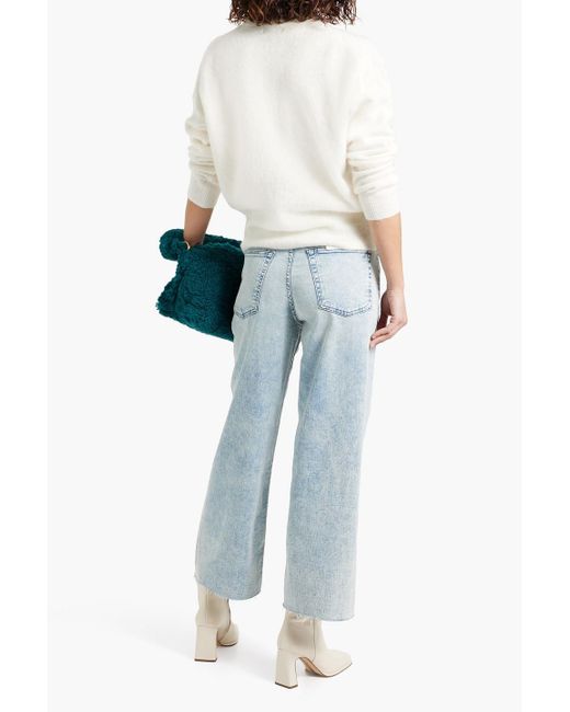 Rag & Bone Natural Lani Brushed Knitted Sweater