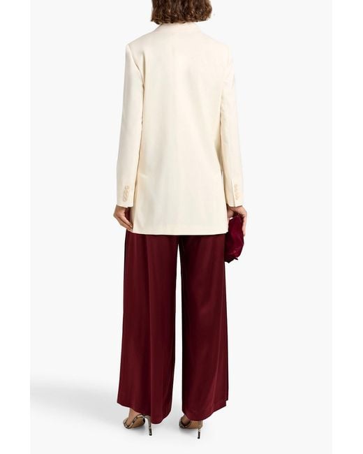 Max Mara Natural Elegia Double-Breasted Wool Blazer