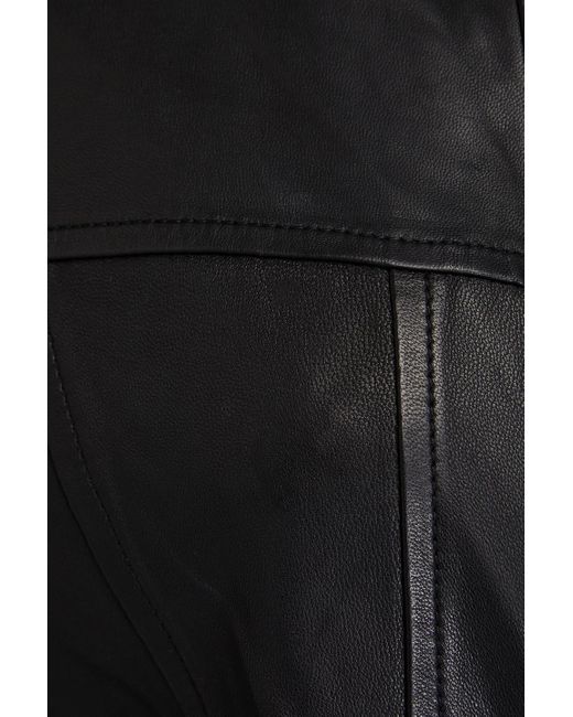 IRO Black Nuru Leather Shirt
