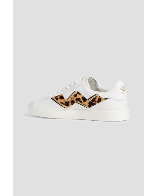 ジャケット Stuart Weitzman SH308 WHITE AND BEIGE Jackets CALF LEATHER I034825_2OR_GD-ST-01_1024x1024