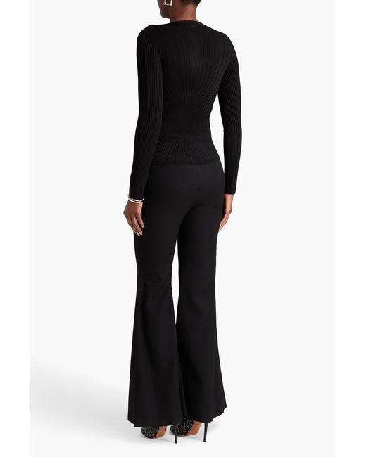 Mugler Black Knitted Top