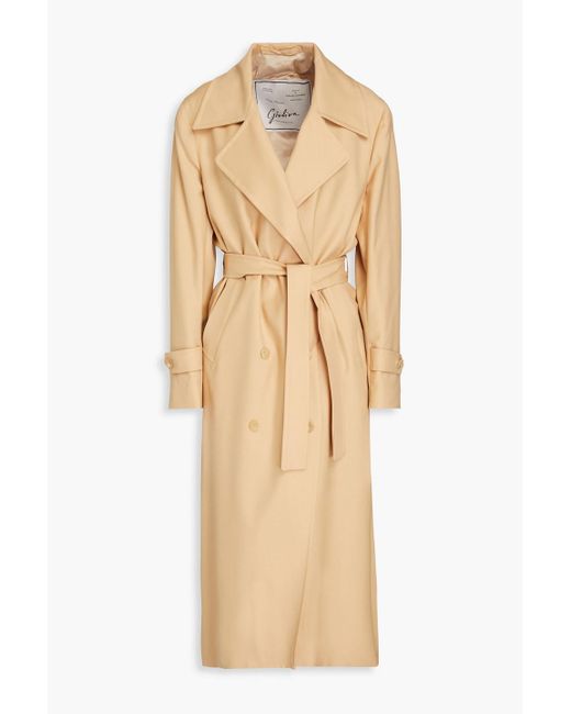 Giuliva Heritage Natural Christie trenchcoat aus woll-twill