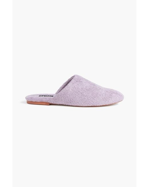 Australia Luxe Purple Marcos Terry Slippers