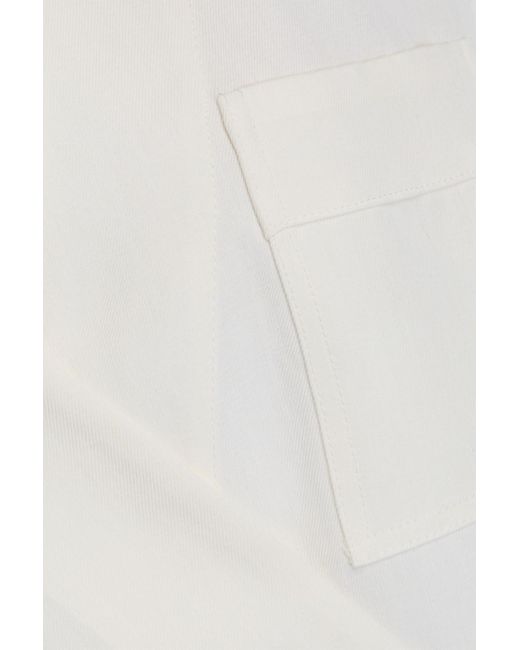Fabiana Filippi White Twill Wrap Jacket