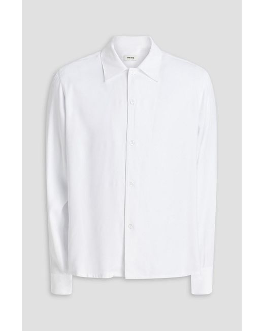 Sandro White Twill Shirt for men