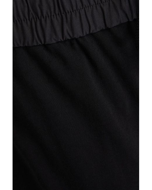 James Perse Black Cotton-jersey Shorts for men