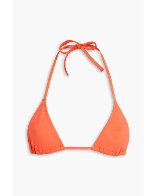 Bondi Born Orange Malia Halterneck Bikini Top