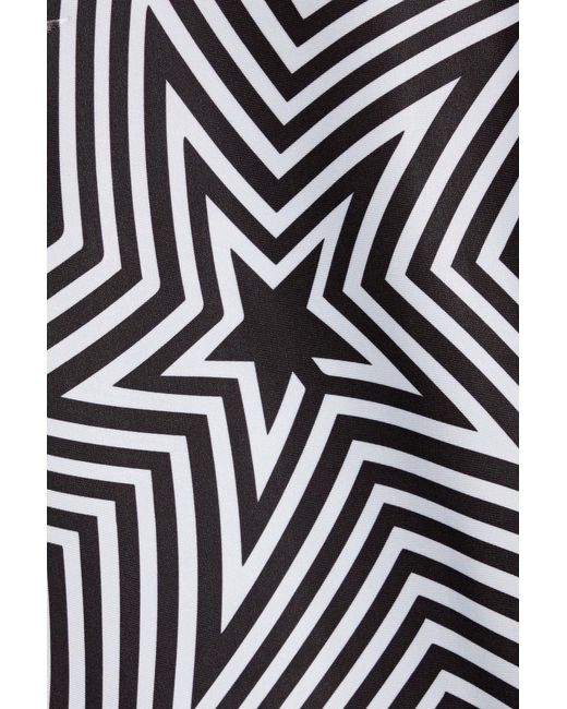 Perfect Moment Black Printed Stretch Base Layer