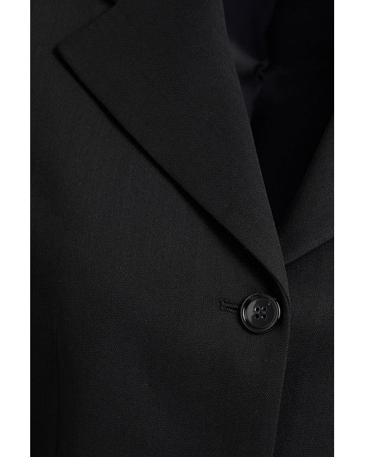 Acne Black Wool-Blend Blazer