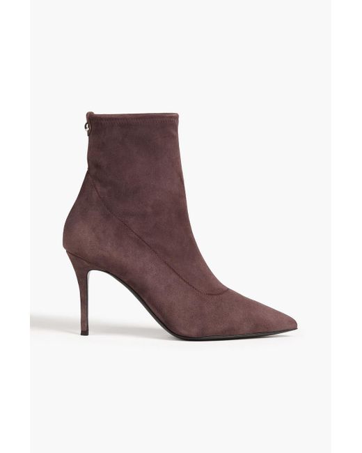 Giuseppe Zanotti Brown Mirea Suede Sock Boots