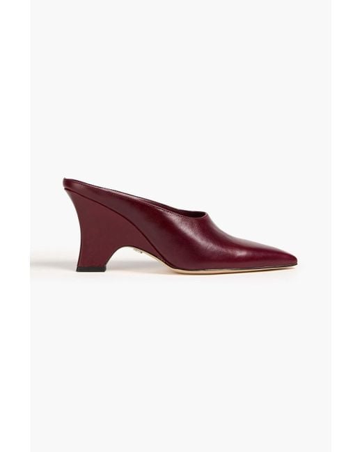 Sam Edelman Vonn Leather Mules in Red Lyst UK