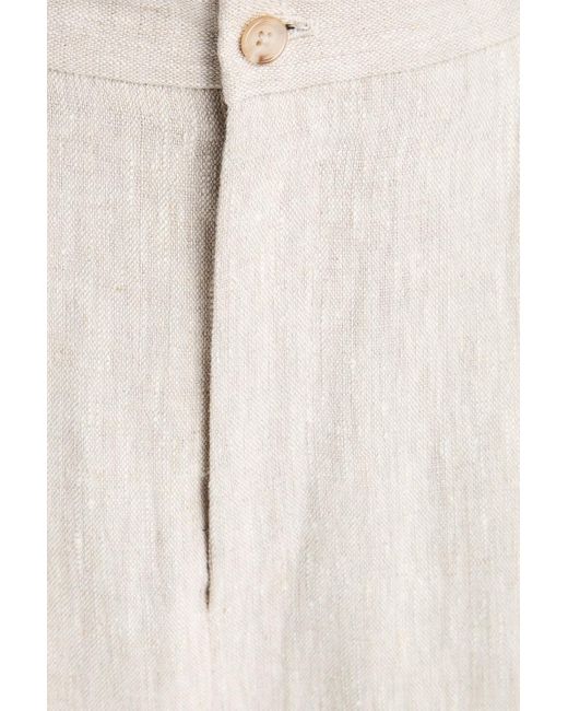 Dolce & Gabbana White Linen Canvas Pants for men