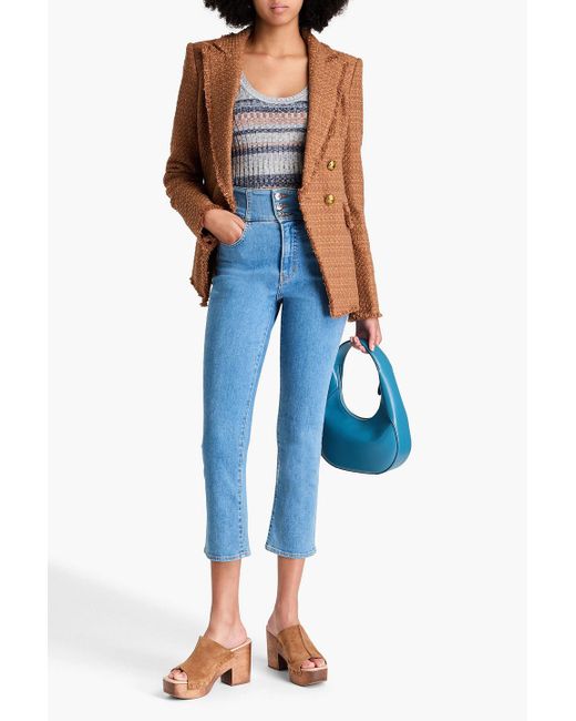 Veronica Beard Blue Carly hoch sitzende kick-flare-jeans