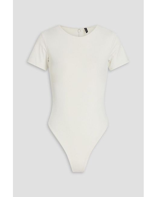 Entire studios White Stretch-jersey Bodysuit