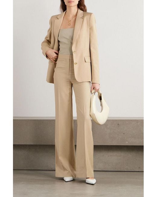 Stella McCartney Natural Lenzingtm Ecoverotm Wide-leg Pants