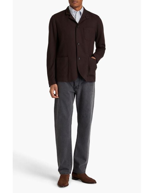 Rag & Bone Black Prospect Wool Cardigan for men