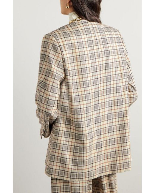 Sea Natural Beatriz Checked Jacquard Blazer