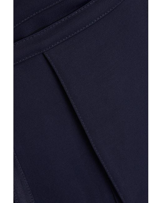 Altuzarra Blue Crepe-satin Wide-leg Pants