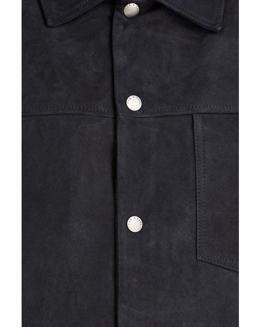 Rag & Bone Black Eli Suede Jacket for men