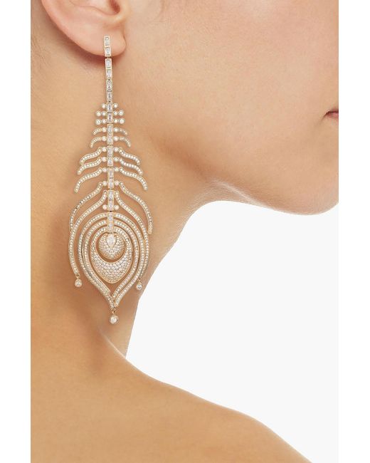 Zimmermann White Gold-tone Crystal Earrings