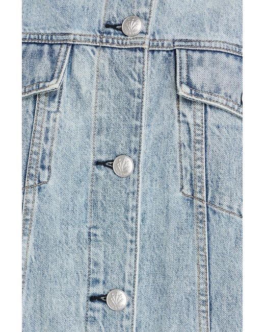 Rag & Bone Blue Ryan Two-Tone Denim Jacket