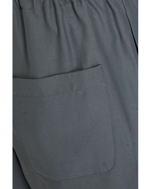 Loulou de Saison Blue Seto Twill Shorts
