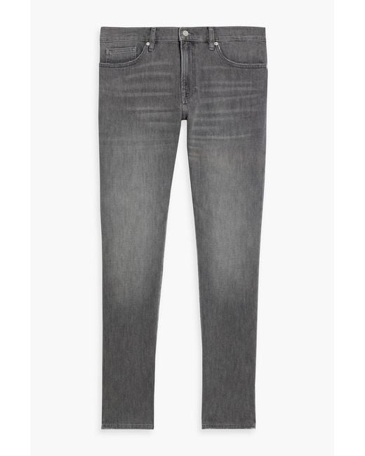 FRAME Gray L'Homme Slim-Fit Denim Jeans for men