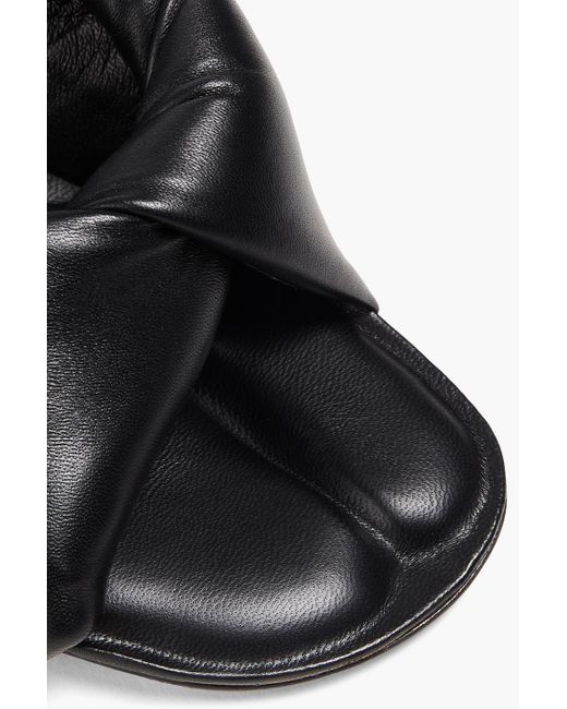 Jacquemus Black Les Sandales Bagnu Leather Sandal