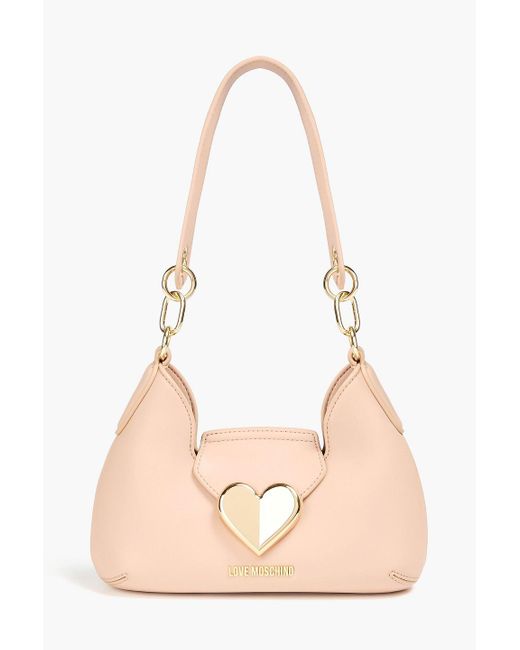Love Moschino Natural Faux Leather Shoulder Bag