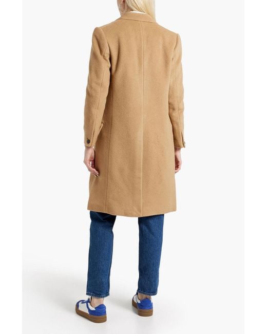 Rag & Bone Natural Wooster Wool-blend Felt Coat