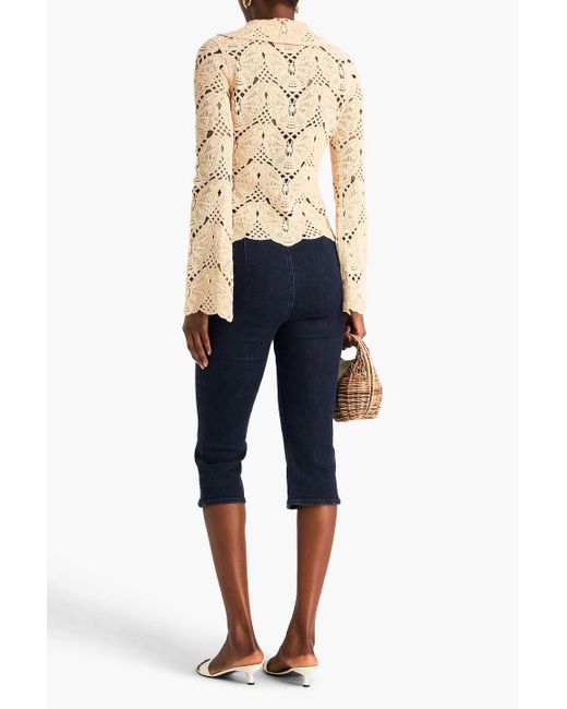 By Malene Birger Natural Gwenevere Crocheted Cotton Shirt
