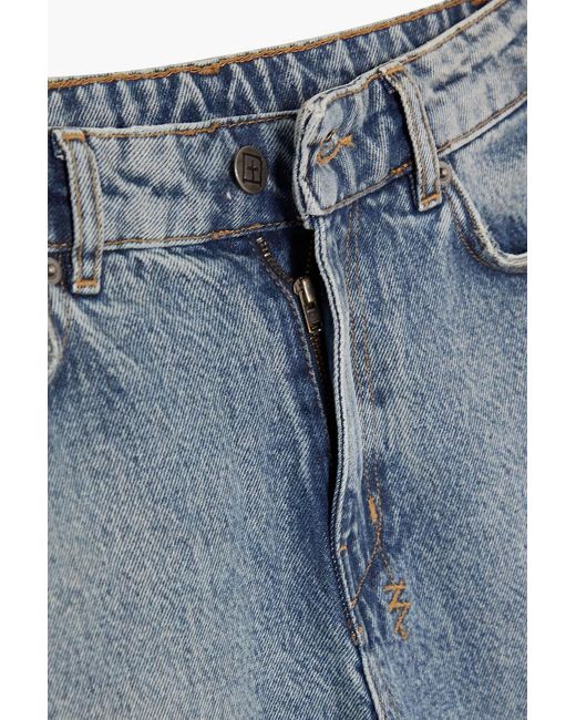 Ksubi Blue Kicker Jinx High-rise Wide-leg Jeans