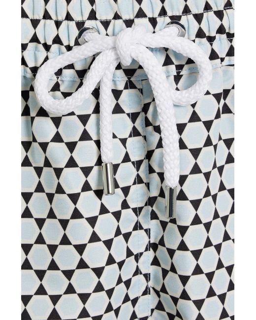 Frescobol Carioca Lange badeshorts mit print in White für Herren