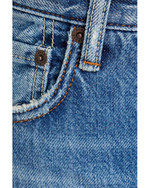 Acne Blue Faded Denim Jeans for men
