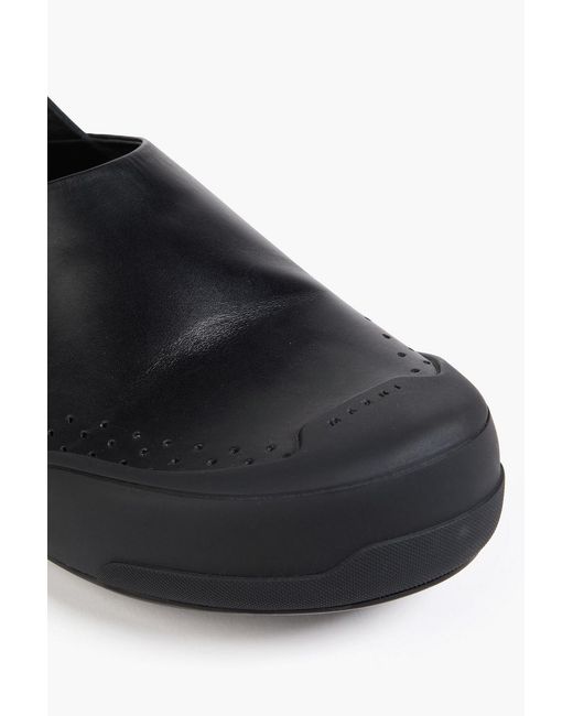 Marni Slingback-clogs aus leder in Black für Herren