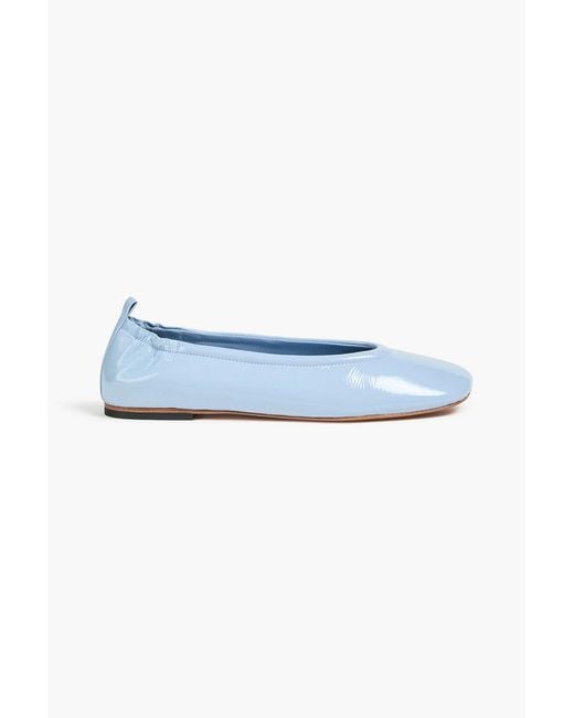 3.1 Phillip Lim Blue Id Patent-leather Ballet Flats
