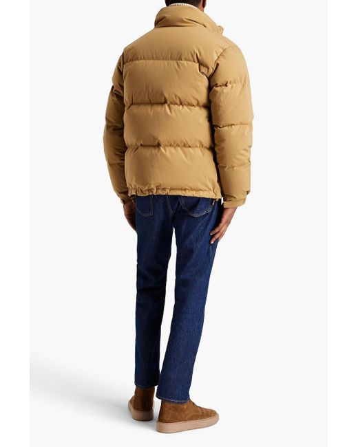 Sandro Natural Quilted Shell Down Jacket for men