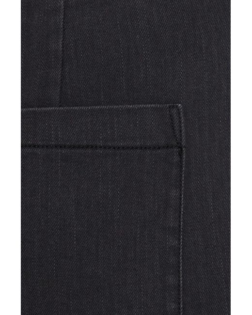 Palmer//Harding Blue High-rise Tapered Jeans