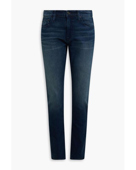 PAIGE Blue Federal Slim-fit Faded Denim Jeans for men