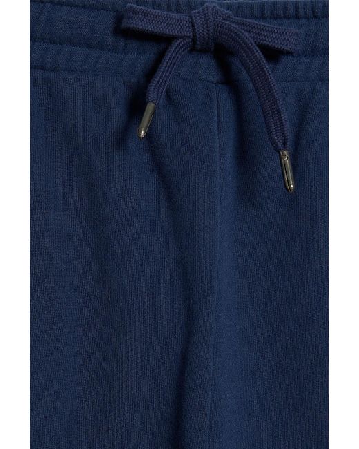 Derek Rose Blue Devon French Cotton-terry Drawstring Sweatpants for men