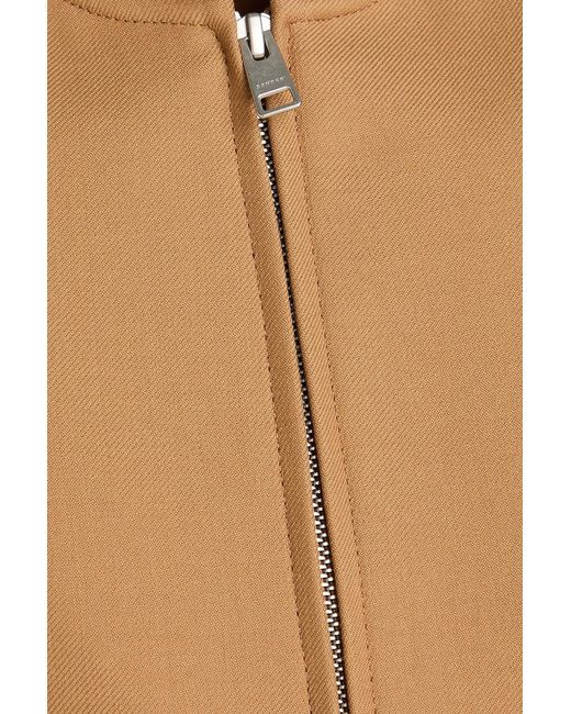 Sandro Natural Wool-blend Twill Bomber Jacket for men