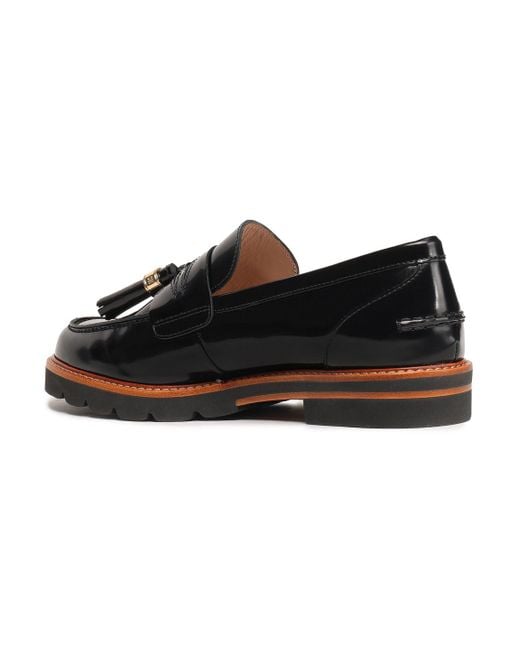 Stuart weitzman manila loafer black deals