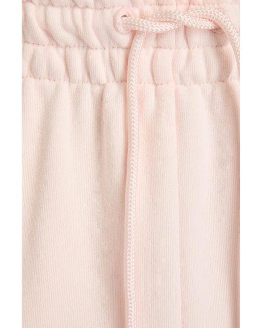 Zimmermann Pink French Cotton-blend Terry Track Pants