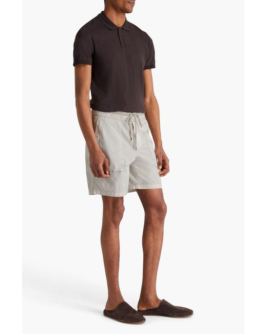 James Perse Shorts aus baumwoll-twill mit tunnelzug in White für Herren